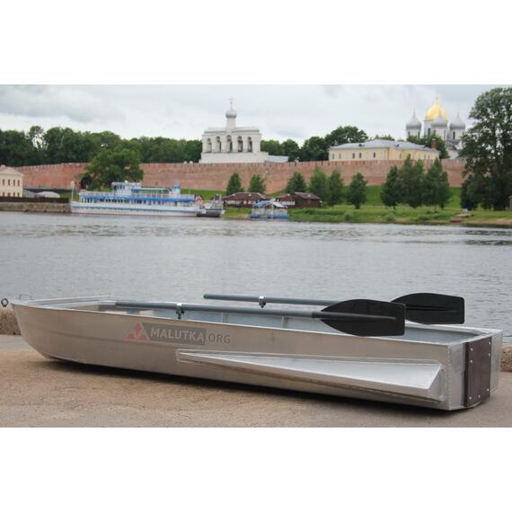 Алюминиевая лодка Малютка-Н 2.9 м, с транцем и булями, фото , изображение 4