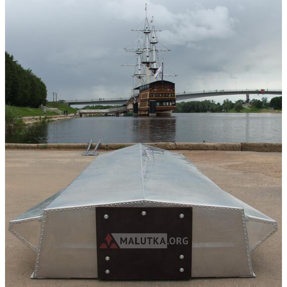 Алюминиевая лодка Малютка-Н 2.9 м, с транцем и булями, фото , изображение 8