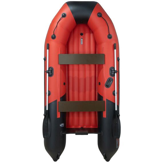 Надувная лодка Таймень NX 3200 НДНД красный/черный, Расцветка: красный-черный, Количество пассажиров: 3, фото 