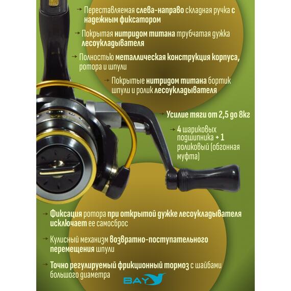 Катушка рыболовная RYOBI ECUSIMA 1000, фото , изображение 2