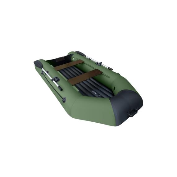 Надувная лодка Барс 3400 НДНД зеленый\черный, фото , изображение 3