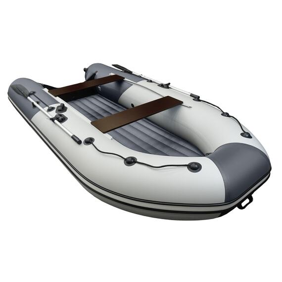 Надувная лодка Ривьера 3600 НДНД Компакт светло-серый-графит, фото , изображение 4