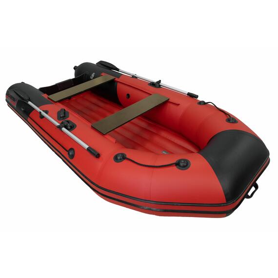 Надувная лодка Таймень NX 3200 НДНД красный/черный, Расцветка: красный-черный, Количество пассажиров: 3, фото , изображение 3
