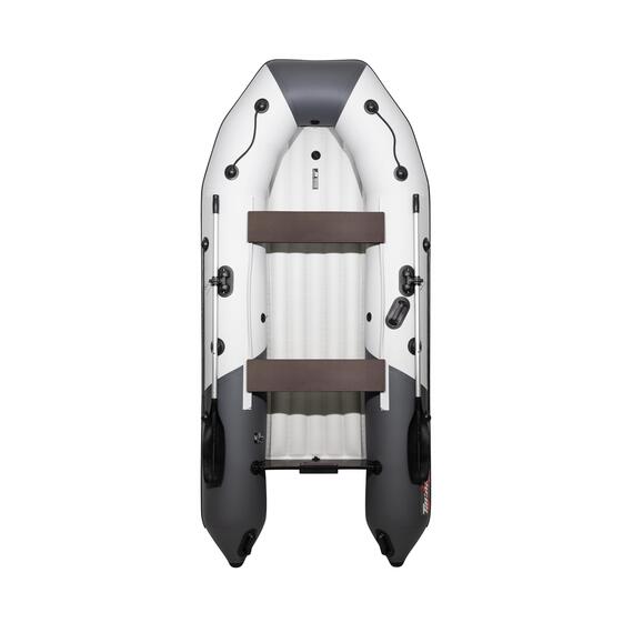 Надувная лодка Таймень LX 3600 НДНД светло-серый/графит, фото 