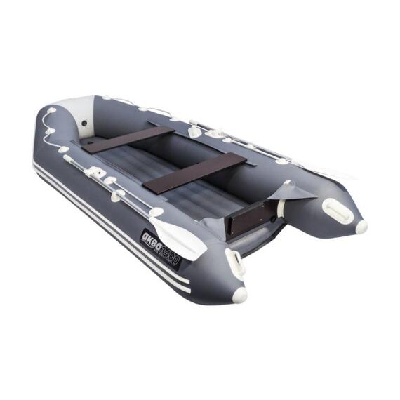 Надувная лодка Аква 3400 НДНД графит/светло-серый, фото , изображение 4