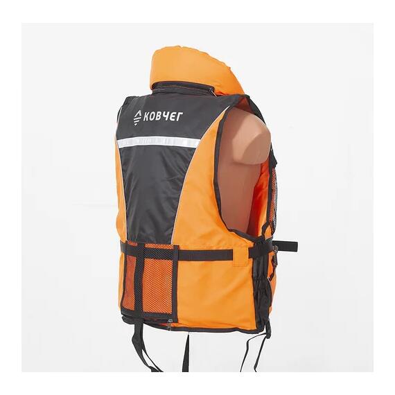 Жилет спасательный Ковчег Премиум S- M до 60 кг оранжевый, фото , изображение 2