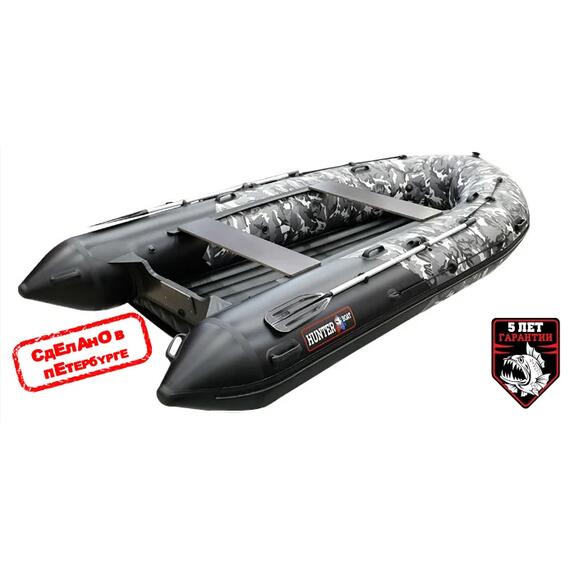 Надувная лодка Хантер 380 ПРО КМФ