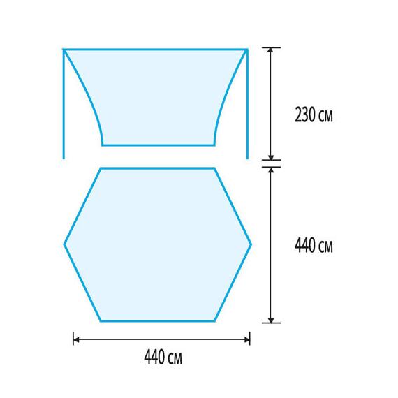 Тент Tramp Lite Tent Orange BLUE