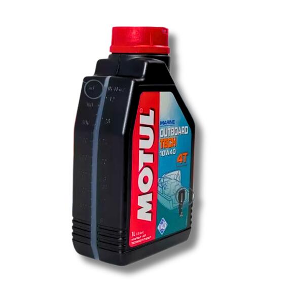 Моторное масло (4-х тактное) Motul Outboard Tech 4T 10W-40 1л, фото , изображение 10