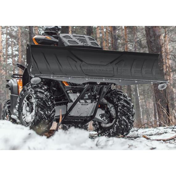 Комплект снегоотвала с быстросъемным креплением Quick black 150 мм для квадроцикла KIT SNOW PLOW 150CM INCL. QUICK ATTACHMENT SYSTEM + FITTING KIT, фото , изображение 3