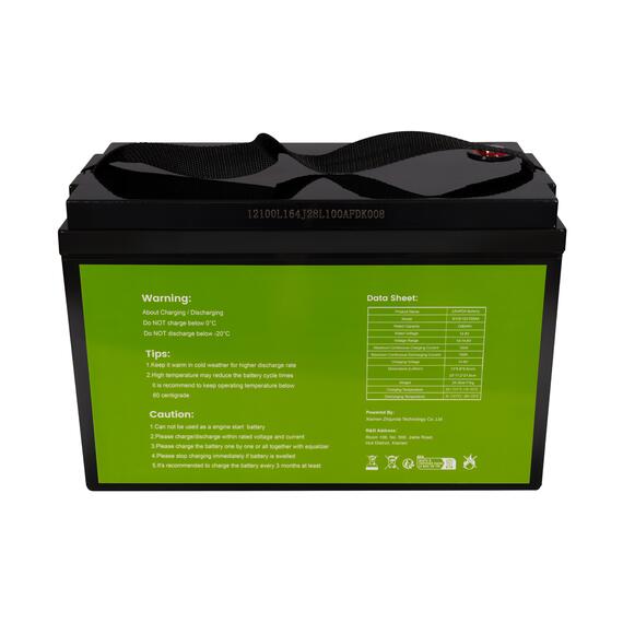 Аккумулятор EVOLISUN LiFePO4 12.8 V, 100 Ah (100A), фото , изображение 3