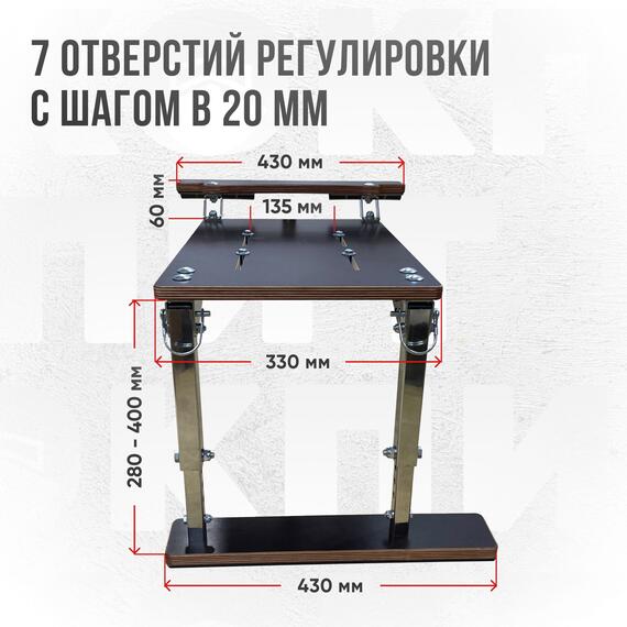 Кресло Кокпит Fish Pro в комплекте с рамой с занижением (нерж.), серый/темно-серый, фото , изображение 9