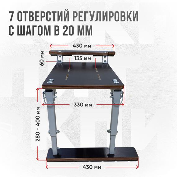 Кресло Кокпит Fish Pro в комплекте с рамой с занижением (нерж.), красно-черный, фото , изображение 9