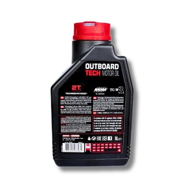 Моторное масло (2-х тактное) Motul Outboard Tech 2T 1л, фото , изображение 8