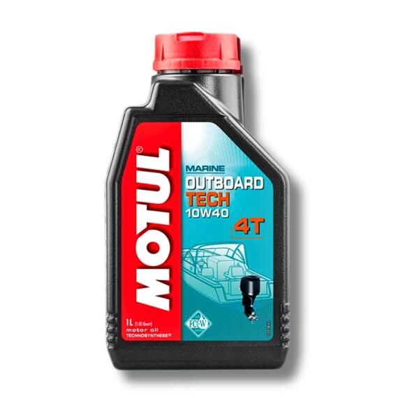 Моторное масло (4-х тактное) Motul Outboard Tech 4T 10W-40 1л, фото , изображение 9