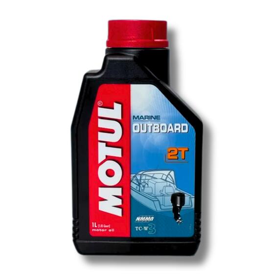 Моторное масло (2-х тактное) Motul Outboard 2Т 1л минеральное, фото , изображение 9