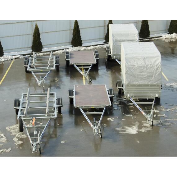 Автомобильный модульный прицеп Tavials ДОН Н 4221 (лафет) база + ложементы, фото , изображение 6