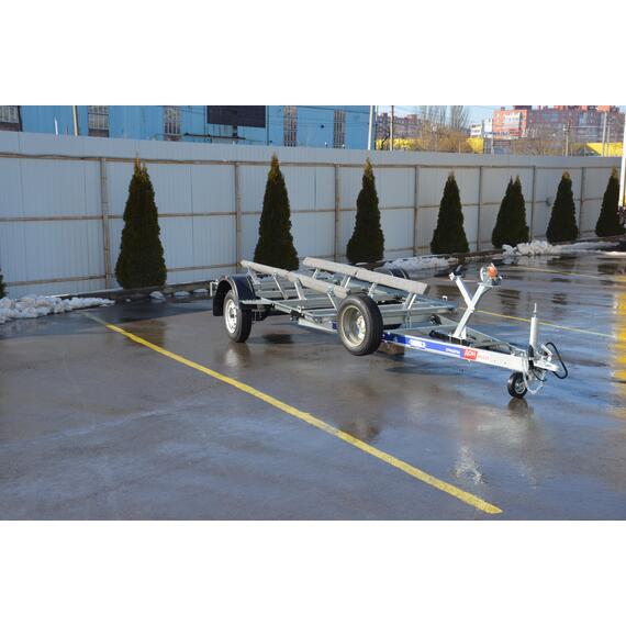 Автомобильный модульный прицеп Tavials ДОН Н 5521 (лафет) база + ложементы, фото , изображение 4