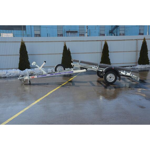 Автомобильный модульный прицеп Tavials ДОН Н 5521 (лафет) база + ложементы, фото , изображение 5