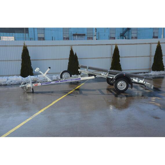 Автомобильный модульный прицеп Tavials ДОН Н 4221 (лафет) база + ложементы, фото , изображение 5