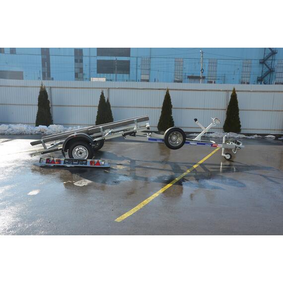 Автомобильный модульный прицеп Tavials ДОН Н 5521 (лафет) база + ложементы, фото , изображение 3