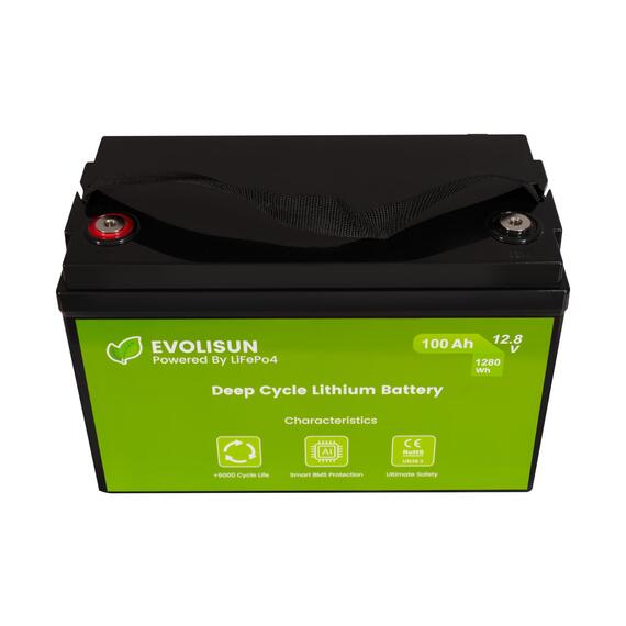 Аккумулятор EVOLISUN LiFePO4 12.8 V, 100 Ah (100A), фото 