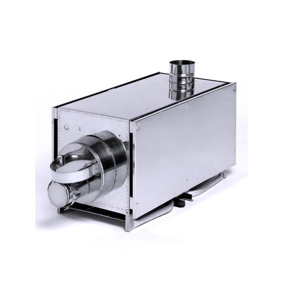 Печь "ИНВЕНТ" экономка малая 500х280х340 (нерж.сталь 0,8 мм) со стационарными экранами + короб для камней, фото , изображение 10