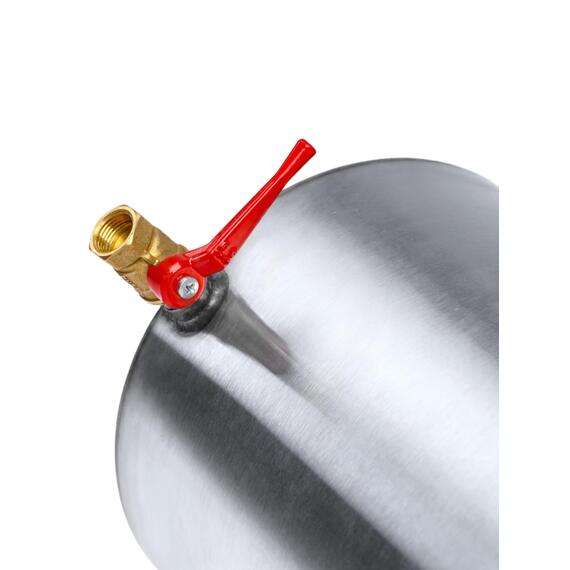 Бак "ИНВЕНТ" для воды малый d-65 мм., V-6 л. 370х200х205 (нерж.сталь 0,8 мм) с краном, фото , изображение 10