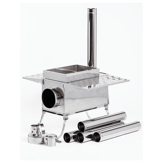 Печь "ИНВЕНТ ПРО" большая 670х350х405 (нерж.сталь 0,8 мм) экраны-трансформеры толщиной 1 мм. + короб для камней, фото , изображение 11