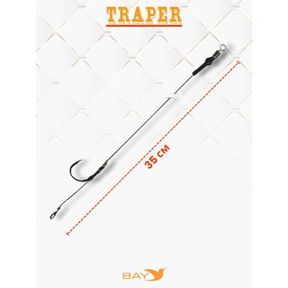 Оснастка Traper LONG RIG 6, 25LB карповая, фото , изображение 2