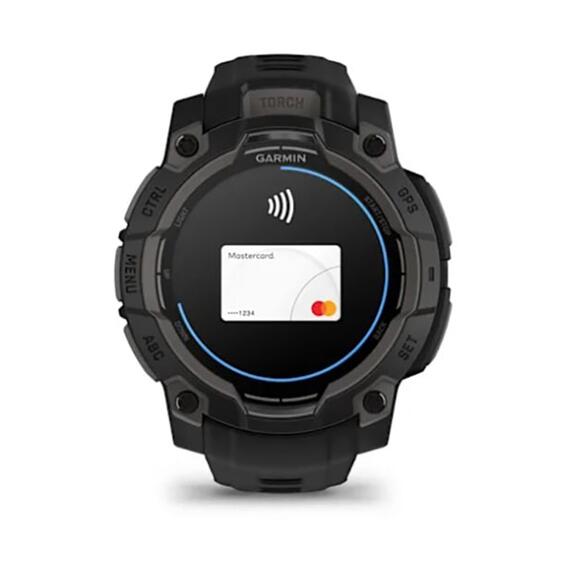 Умные часы Garmin Instinct 3 (50 мм) AMOLED черные/угольные, фото , изображение 6