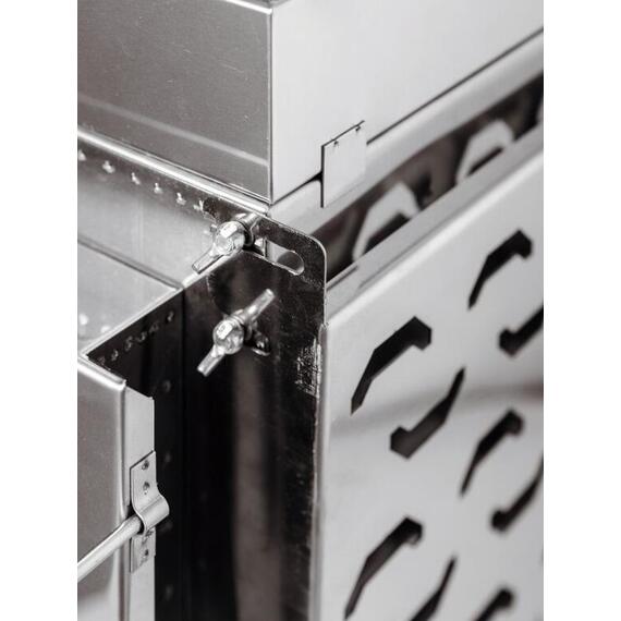 Печь "ИНВЕНТ ПРО" малая 500х280х340 (нерж.сталь 0,8 мм) экраны-трансформеры толщиной 1 мм. + короб для камней, фото , изображение 7