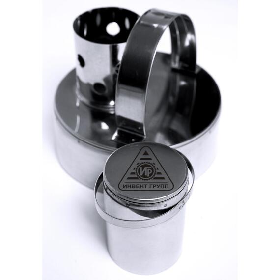 Печь "ИНВЕНТ" экономка малая 500х280х340 (нерж.сталь 0,8 мм) со стационарными экранами + короб для камней, фото , изображение 8