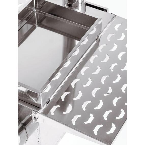 Печь "ИНВЕНТ ПРО" большая 670х350х405 (нерж.сталь 0,8 мм) экраны-трансформеры толщиной 1 мм. + короб для камней, фото , изображение 8