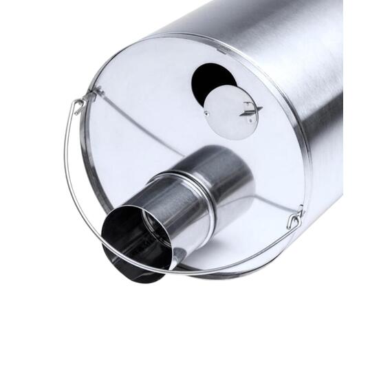 Бак "ИНВЕНТ" для воды малый d-65 мм., V-6 л. 370х200х205 (нерж.сталь 0,8 мм) с краном, фото , изображение 9