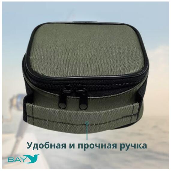 Чехол для катушки Bay квадратная ЧК0 олива, фото , изображение 4