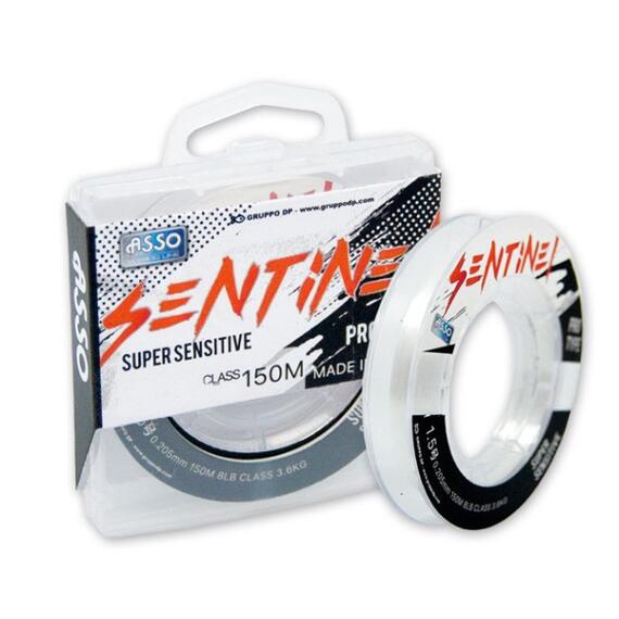 Леска монофильная ASSO SENTINEL 150м 0,285мм прозр., Диаметр лески: 0,285, Размотка: 150 м, Разрывная нагрузка: 6,4 кг, фото 