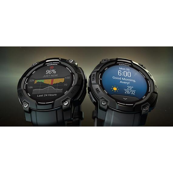 Умные часы Garmin Instinct 3 (45 мм) AMOLED черные/угольные, фото , изображение 7