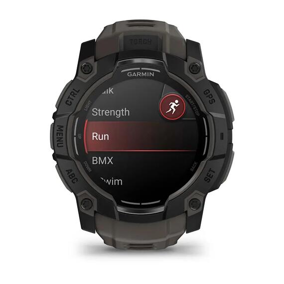Умные часы Garmin Instinct 3 (45 мм) AMOLED черные/угольные, фото , изображение 2