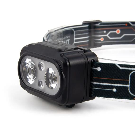 Фонарь налобный "СИБИРСКИЙ СЛЕДОПЫТ-PULSAR", 2 LED+2 LED SMD, аккум. 220В/100/, фото , изображение 3