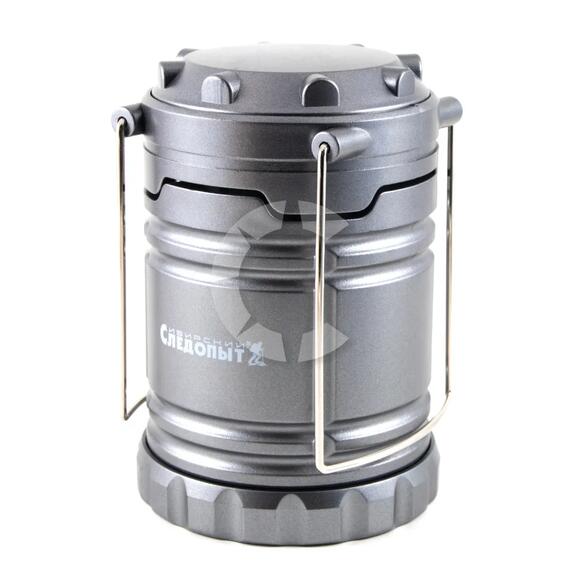 Фонарь кемпинговый "СИБИРСКИЙ СЛЕДОПЫТ-Маяк", складной, 3хАА/72/, фото , изображение 2