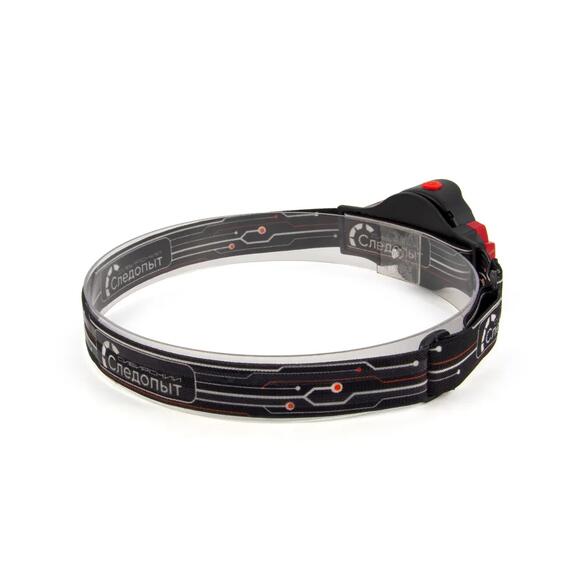 Фонарь налобный "СИБИРСКИЙ СЛЕДОПЫТ-FLASH", 1 LED+1 СОВ, аккум. 220В/100/, фото , изображение 2