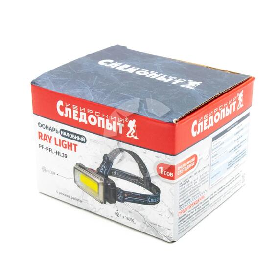 Фонарь налобный "СИБИРСКИЙ СЛЕДОПЫТ-RAY LIGHT", 1 COB, аккум. 220В/120/, фото , изображение 5
