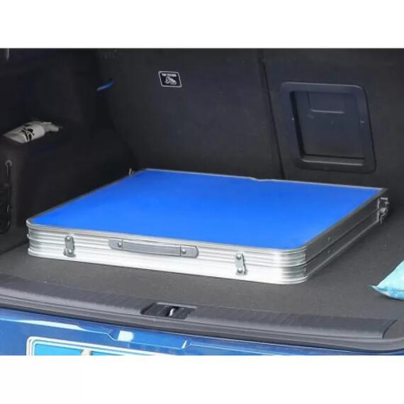 Стол туристический усиленный Bison 60*120см (синий)+ 4 стула / A-4-60*120-BL, Цвет: синий, Размер: 60*120см, фото , изображение 8