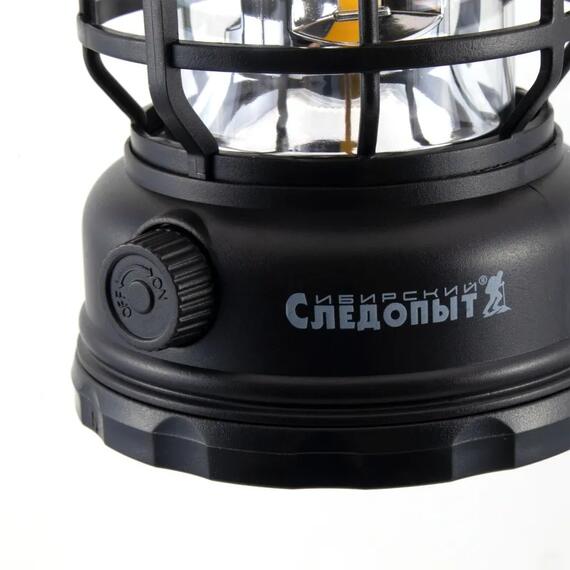 Фонарь кемпинговый "СИБИРСКИЙ СЛЕДОПЫТ-Ксенон", 3COB, аккум. 220В, черный/30/, фото , изображение 4