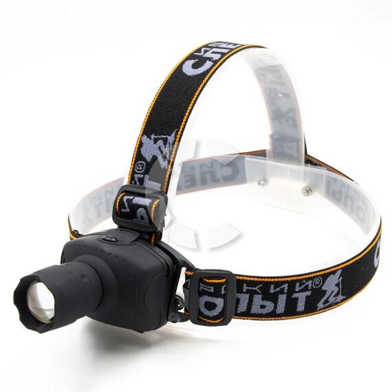 Фонарь налобный "СИБИРСКИЙ СЛЕДОПЫТ-Лазер", 1L, zoom, 3хААА/120/, фото 