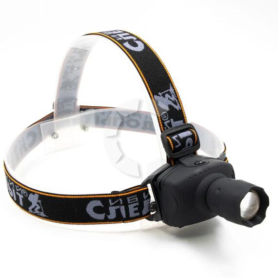 Фонарь налобный "СИБИРСКИЙ СЛЕДОПЫТ-Лазер", 1L, zoom, 3хААА/120/, фото , изображение 2