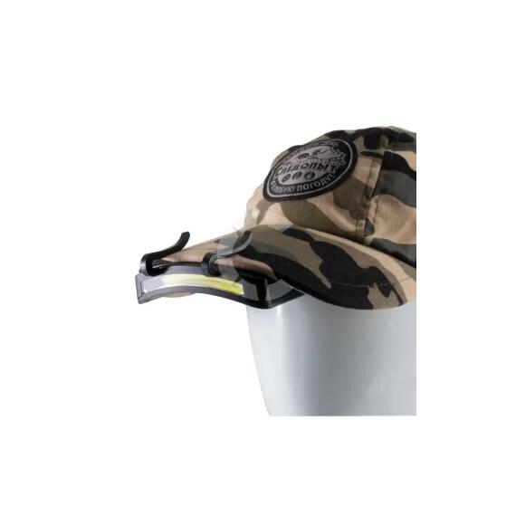 Фонарь для кепки "СИБИРСКИЙ СЛЕДОПЫТ-Альфа", 1 COB, 3хААА/240/, фото 