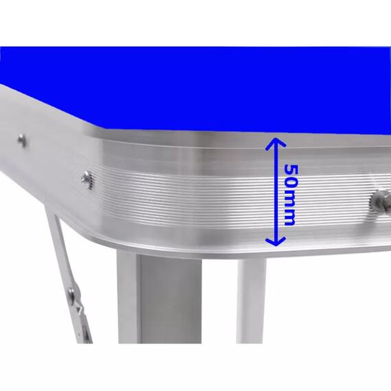 СТОЛ ТУРИСТИЧЕСКИЙ УСИЛЕННЫЙ BISON 60*180СМ (СИНИЙ)+ 6 СТУЛЬЕВ / С-6-60*180, фото , изображение 7
