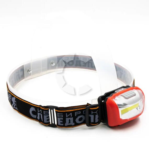 Фонарь налобный "СИБИРСКИЙ СЛЕДОПЫТ-Хола", 1 COB, 3хААА/240/, фото , изображение 2